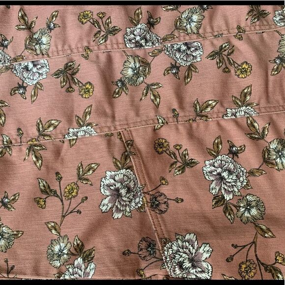 No Boundaries Floral Overalls Dress Juniors Sz 11 - Picture 4 of 10